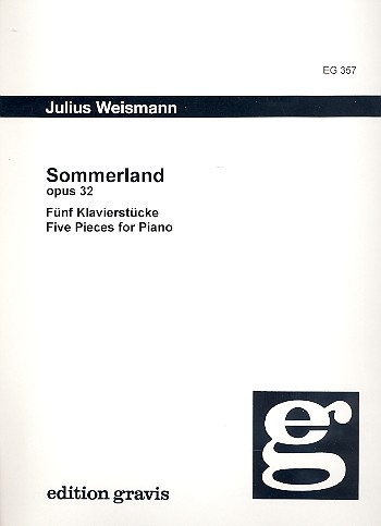 Vorderes Coverbild Sommerland op.32 5 Klavierstücke