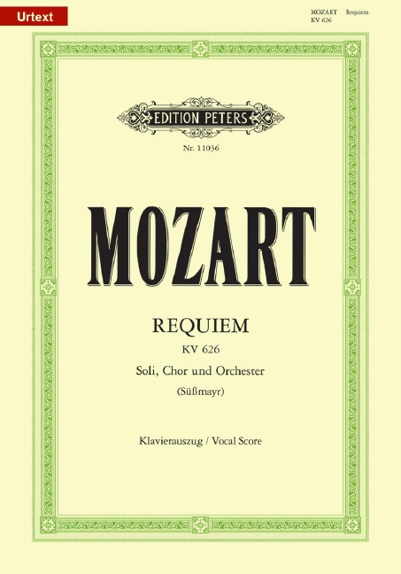 Vorderes Coverbild Requiem KV626
