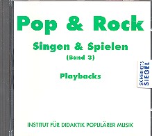 Vorderes Coverbild Pop und Rock - Singen und Spielen Band 3 CD