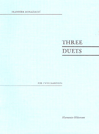 Vorderes Coverbild 3 Duets for 2 clarinets