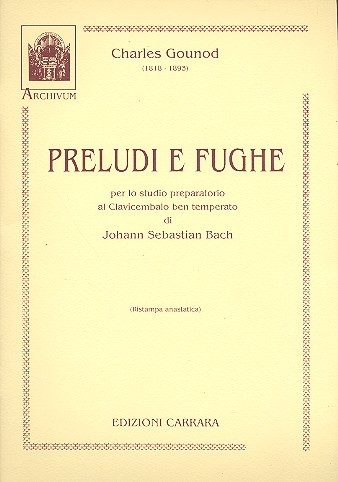 Vorderes Coverbild Preludi e Fughe per lo studio