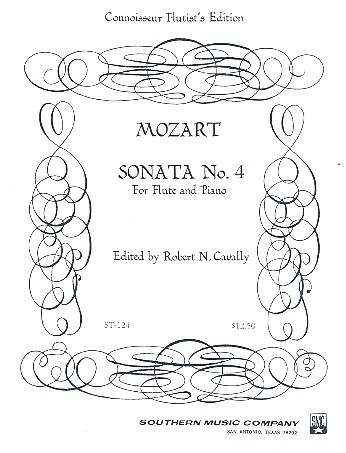Vorderes Coverbild Sonata no.4 for flute and piano