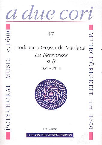 Vorderes Coverbild La Ferrarese à 8 für 8 Instrumente