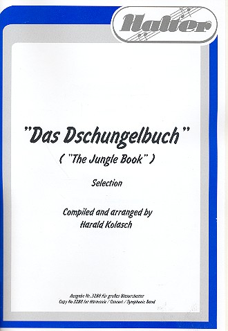 Vorderes Coverbild Das Dschungelbuch: Medley für Blasorchester
