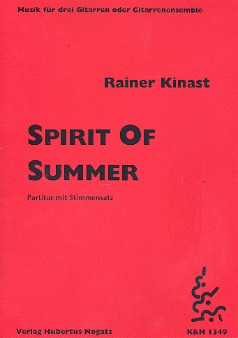Vorderes Coverbild Spirit of Summer für 3 Gitarren