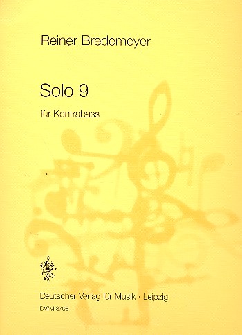 Vorderes Coverbild Solo 9 für Kontrabass