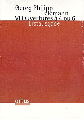 Vorderes Coverbild 6 Ouvertures à 4 ou 6  TWV55