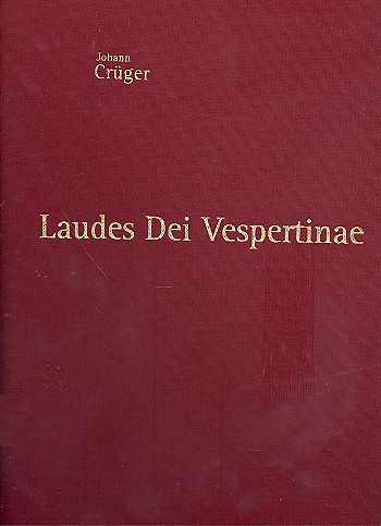 Vorderes Coverbild Laudes Dei Vespertinae für gem Chor
