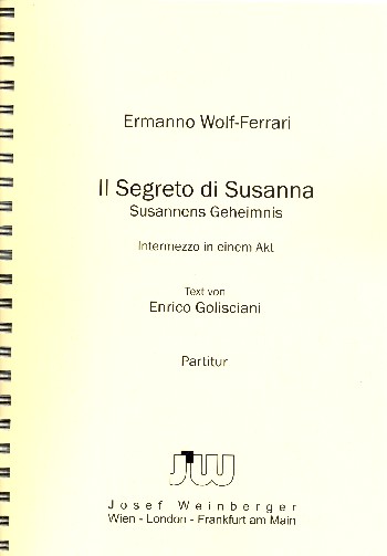Vorderes Coverbild Il segreto di Susanna