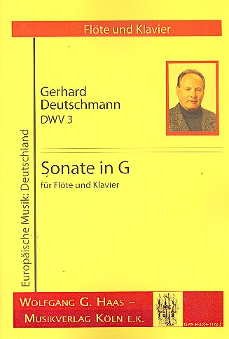 Vorderes Coverbild Sonate G-Dur DWV3 