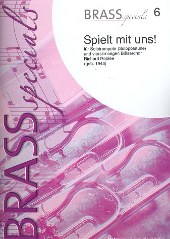 Vorderes Coverbild Spielt mit uns für Trompete (Posaune)
