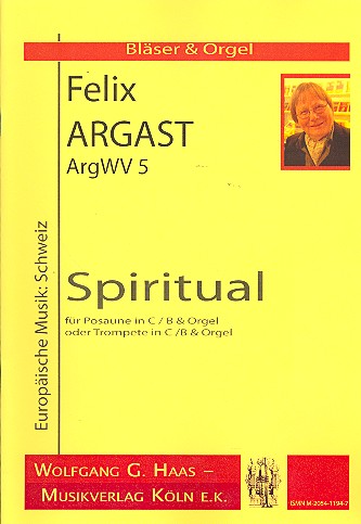 Vorderes Coverbild Spiritual ArgWV5 für Posaune (Trompete)