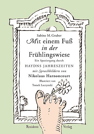 Vorderes Coverbild Mit einem Fuß in der Frühlingswiese