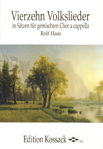 Vorderes Coverbild 14 Volkslieder für gem Chor a cappella