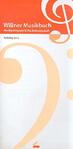 Vorderes Coverbild Katalog Musikbuch 2014