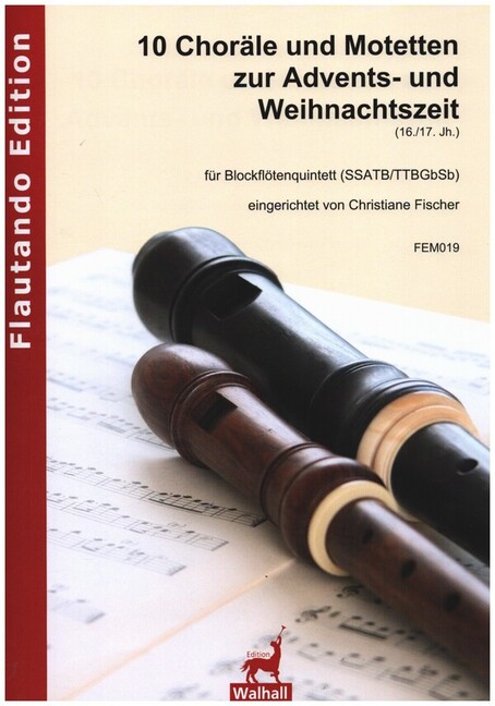 Vorderes Coverbild 10 Choräle und Motetten zur Advents- und Weihnachtszeit