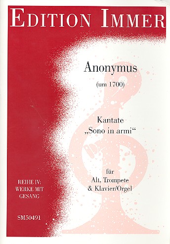 Vorderes Coverbild Sono in armi für Alt, Trompete und