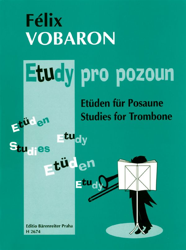 Vorderes Coverbild Etüden für Posaune