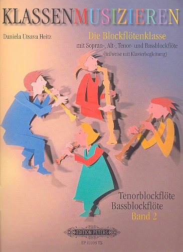 Vorderes Coverbild Klassenmusizieren - Die Blockflötenklasse Band 2