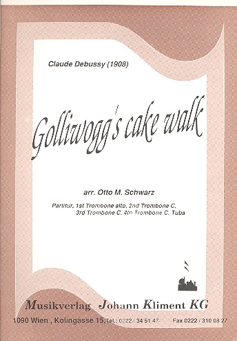 Vorderes Coverbild Golliwogg's Cake Walk für 4 Posaunen