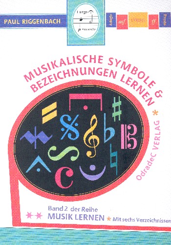 Vorderes Coverbild Musikalische Symbole und Bezeichnungen lernen