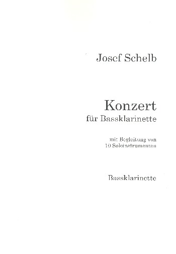 Vorderes Coverbild Konzert 