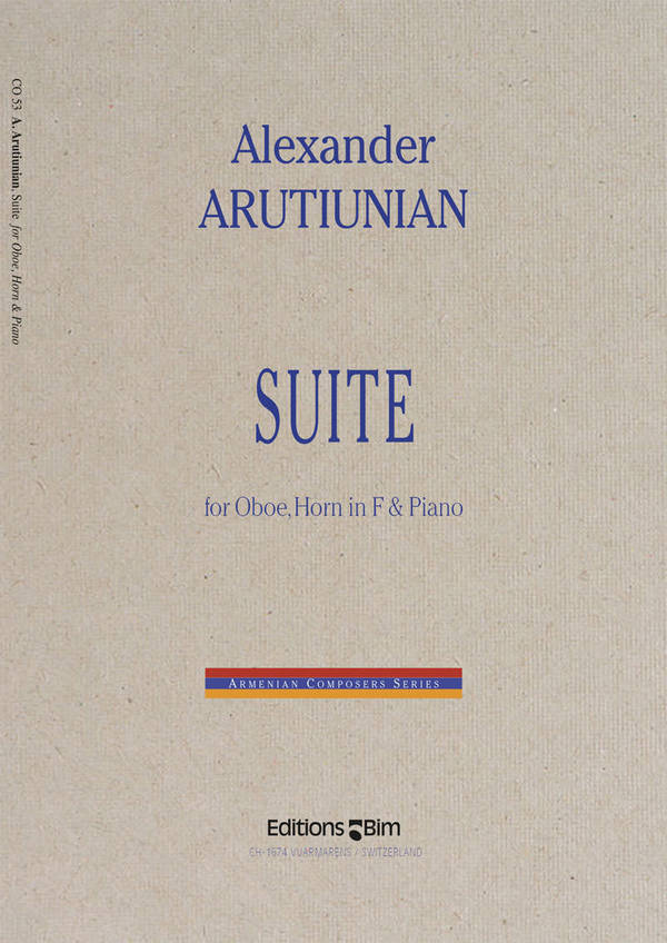 Vorderes Coverbild Suite für Oboe, Horn und Klavier