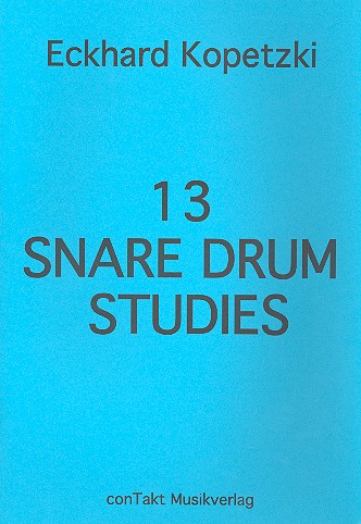 Vorderes Coverbild 13 Snare Drum Studies