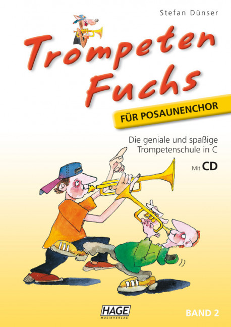 Vorderes Coverbild Trompeten-Fuchs für Posaunenchor Band 2 (+CD)