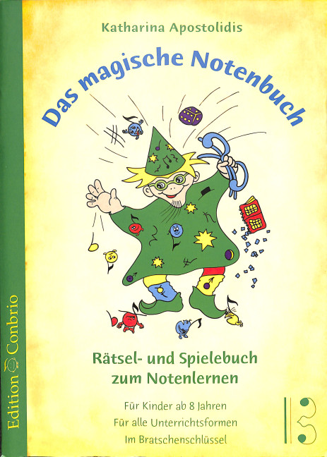 Vorderes Coverbild Das magische Notenbuch Bratschenschlüssel