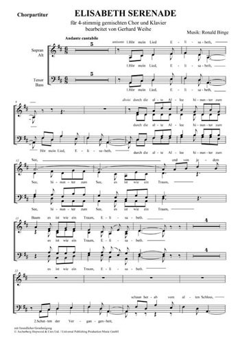 Vorderes Coverbild Elisabeth-Serenade