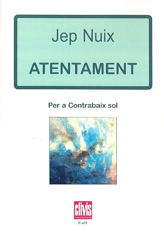 Vorderes Coverbild Atentament für Kontrabass