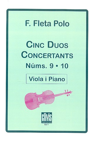 Vorderes Coverbild 5 Duos concertants núms.9 i 10