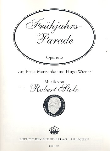 Vorderes Coverbild Frühjahrsparade für Gesang und Klavier