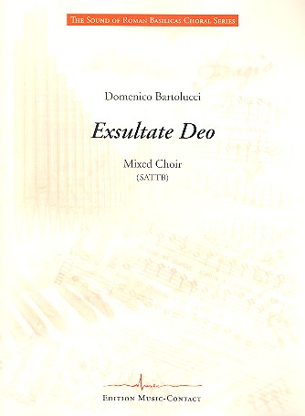 Vorderes Coverbild Exultate Deo für gem Chor a cappella