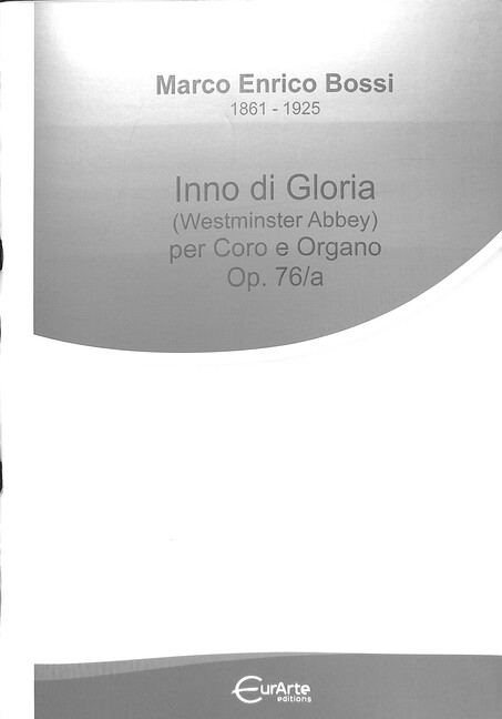 Vorderes Coverbild Inno di Gloria op.76a per coro e organo