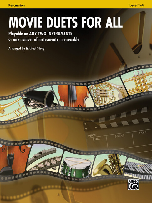 Vorderes Coverbild Movie Duets for all: for 2 instruments