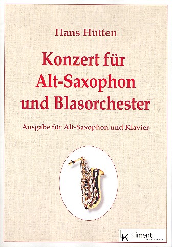 Vorderes Coverbild Konzert für Altsaxophon und Blasorchester