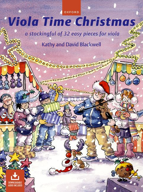 Vorderes Coverbild Viola Time Christmas (+Online Audio)