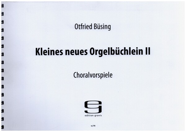 Vorderes Coverbild Kleines neues Orgelbüchlein 2