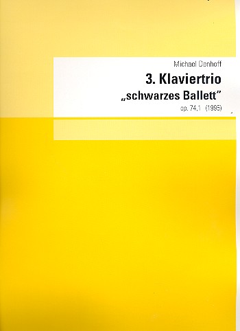 Vorderes Coverbild Trio Nr.3 op.74,1 (Schwarzes Ballett)