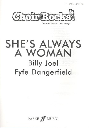 Vorderes Coverbild She's always a Woman for female chorus
