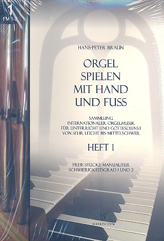 Vorderes Coverbild Orgel spielen mit Hand und Fuß - Set