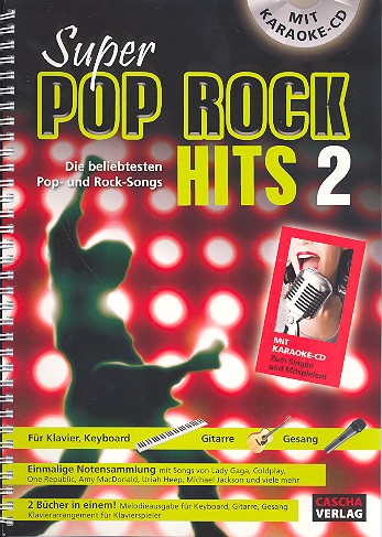 Vorderes Coverbild Super Pop Rock Hits Band 2 (+CD)