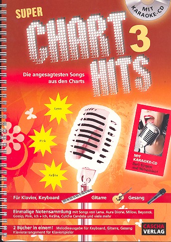 Vorderes Coverbild Super Chart Hits Band 3 (+CD)