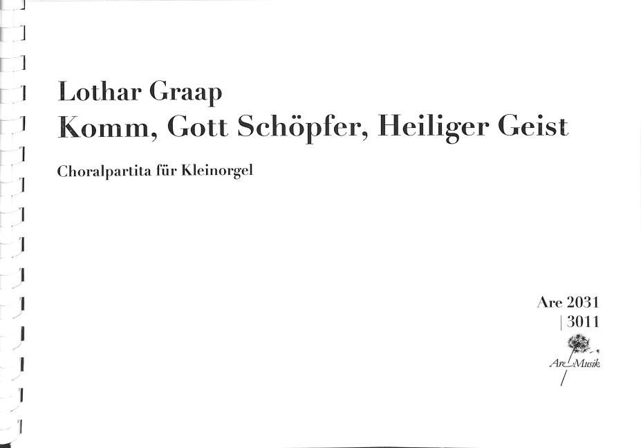 Vorderes Coverbild Komm Gott Schöpfer Heiliger Geist