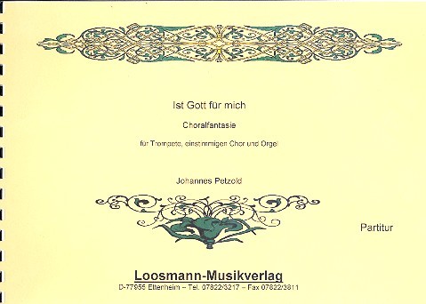 Vorderes Coverbild Ist Gott für mich für einstimmigen Chor,