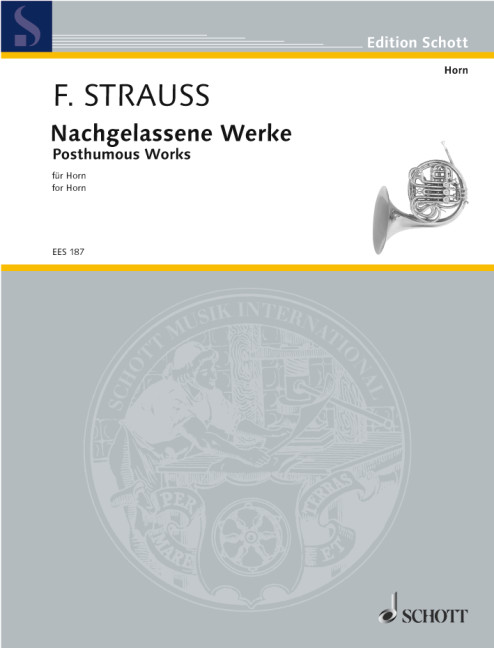 Vorderes Coverbild Nachgelassene Werke