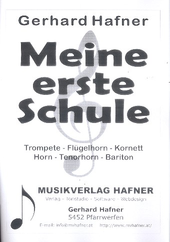 Vorderes Coverbild Meine erste Schule für Trompete (Flügelhorn/
