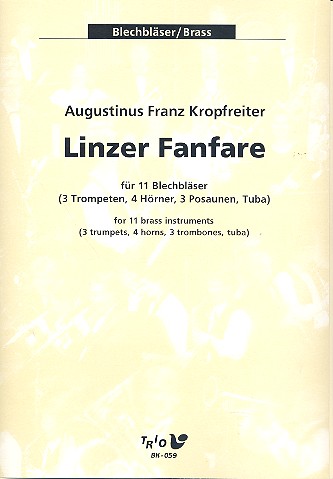 Vorderes Coverbild Linzer Fanfare für 11 Blechbläser